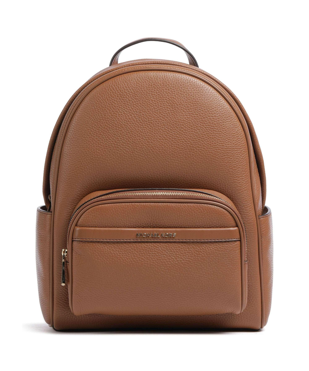 Michael Kors Michael Kors Kadın Düz Deri Küçük Cep Fermuar Kapama Ayarlanabilir Askı Kahverengi Sırt Çantası 30S4G8XB2L-LUGGAGE