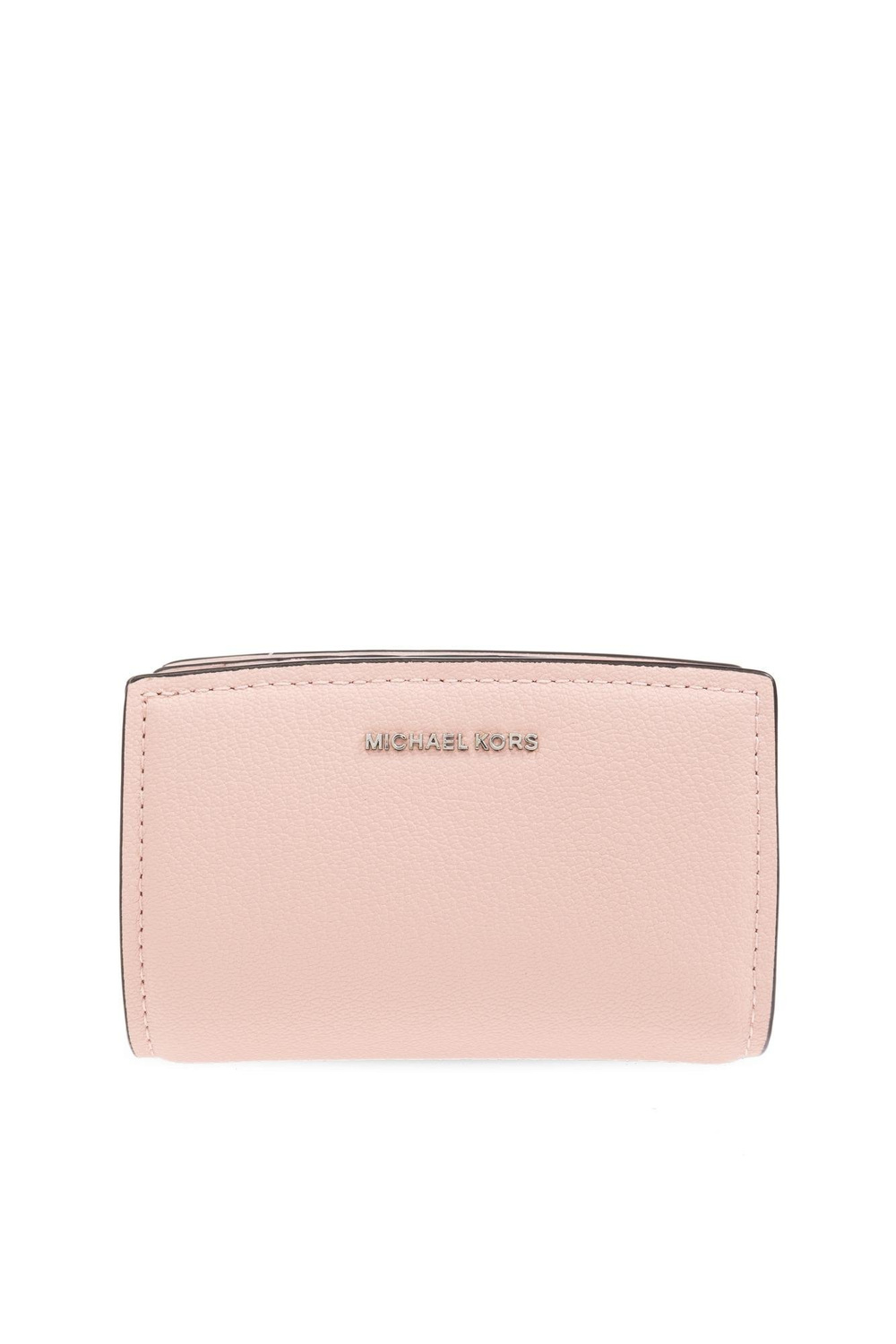 Michael Kors Michael Kors Kadın Kart ve Nakit Bölmeli Fermuarlı Ve Çıtçıt Kapama Deri Pembe Cüzdan 32S5SYTZ2L-SMOKEYROSE