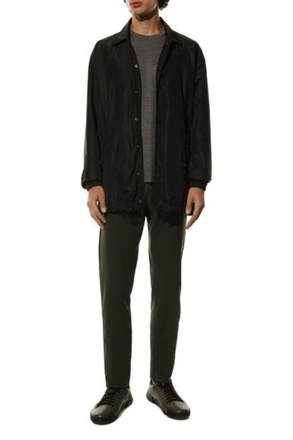 Paul Shark Paul Shark Erkek Pamuklu Marka  Logolu Haki Pantolon 12314055-248