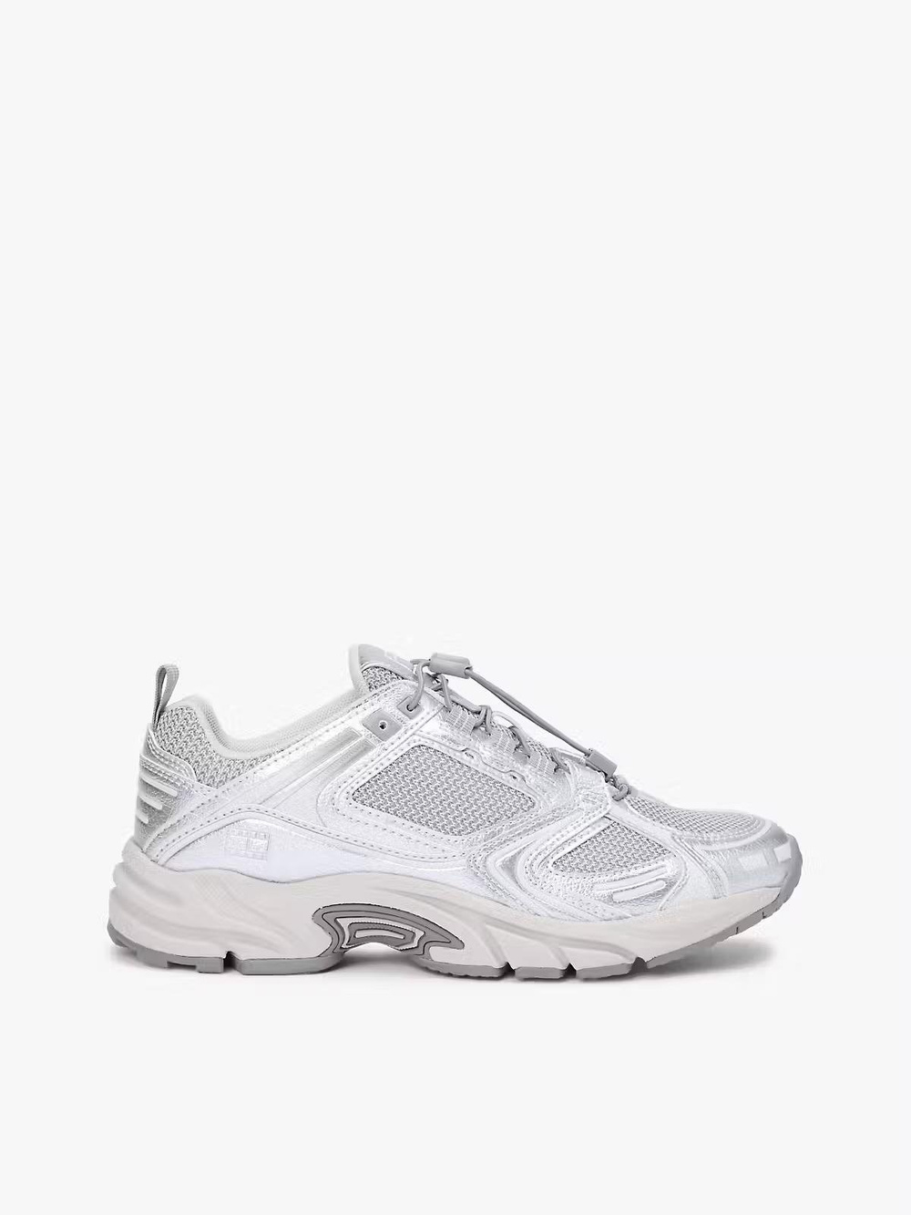 Tommy Hilfiger Tommy Hilfiger Kadın Yüksek Taban Nefes Alan Logolu Gri Sneaker EN0EN02923-0IO