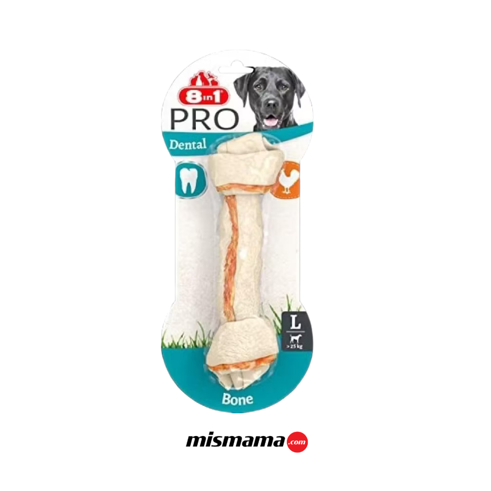 8in1 Delights Pro Dental Diş Sağlığı için Tavuk Etli Düğümlü Köpek Kemiği 85gr [L]