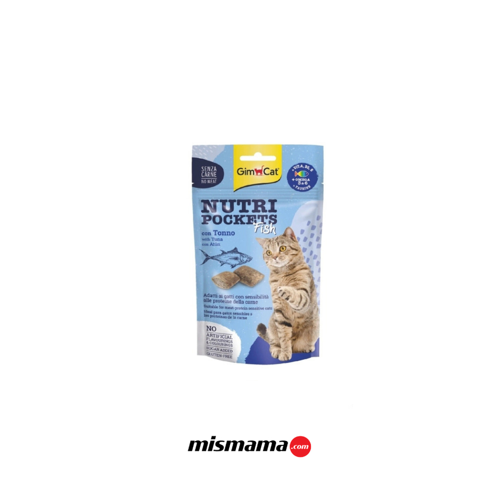 GimCat Nutripockets Ton Balıklı Kedi Ödül Maması 60gr