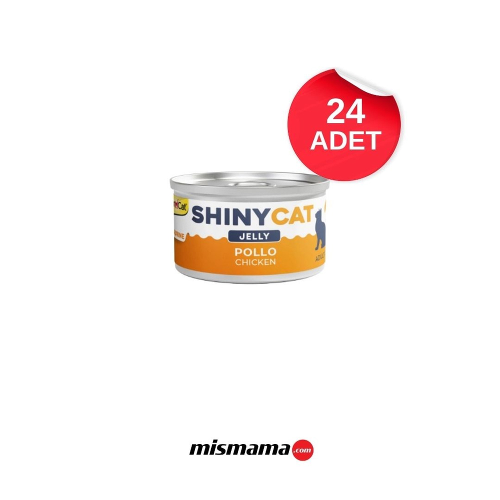GimCat Shinycat Jöle İçinde Tavuklu Kedi Konservesi 70gr x 24 adet