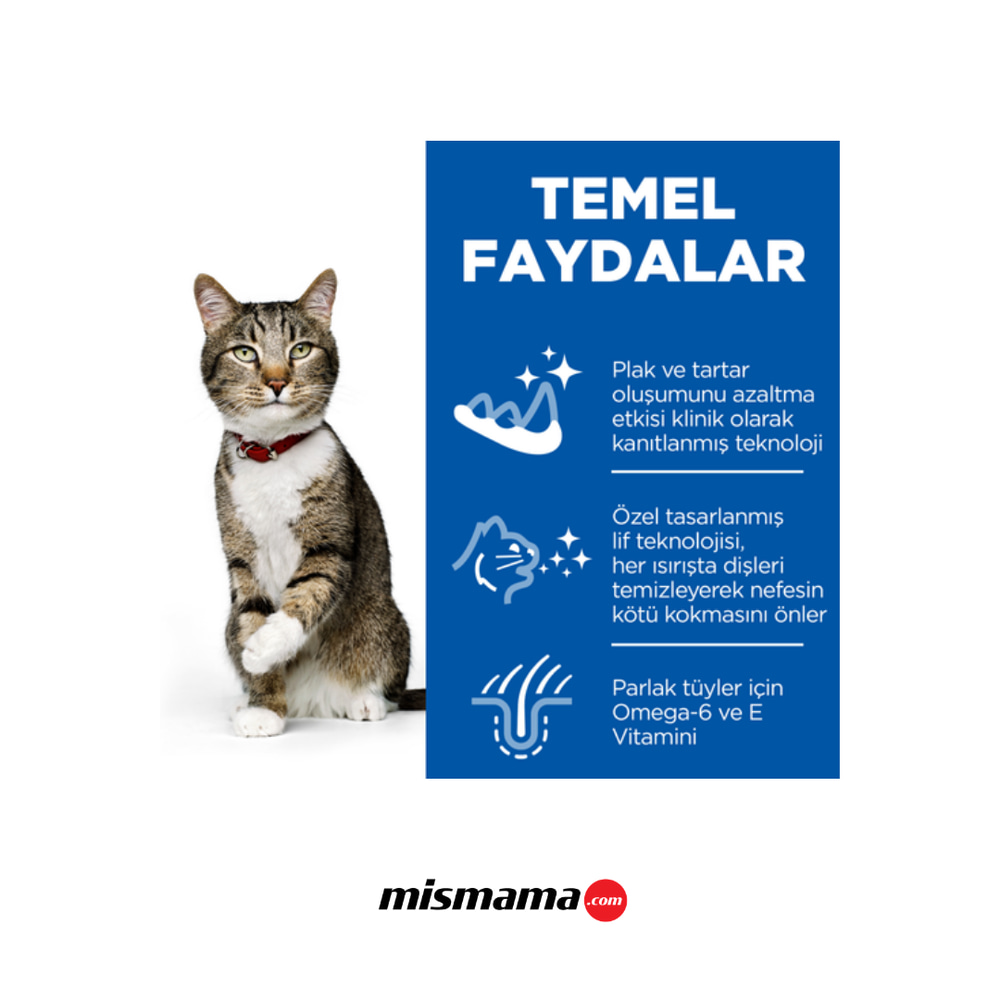 Hills SCIENCE PLAN Oral Care Tavuklu Ağız Bakımı İçin Yetişkin Kedi Maması 1,5kg