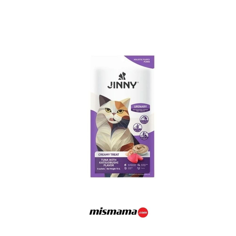 Jinny Cremmy Treat Ton Balıklı ve Orkinoslu Kedi Ödülü 5x15 Gr