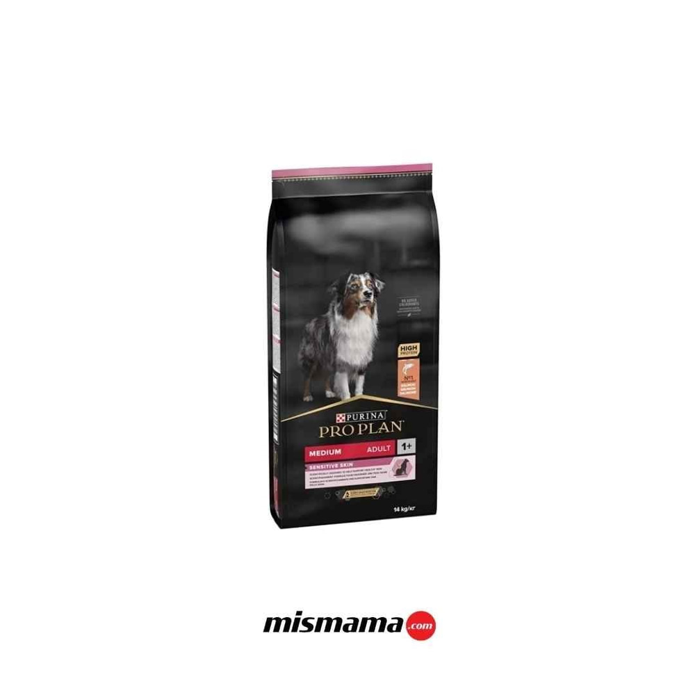 Pro Plan Medium Sensitive Skin Somonlu Yetişkin Köpek Maması 14kg