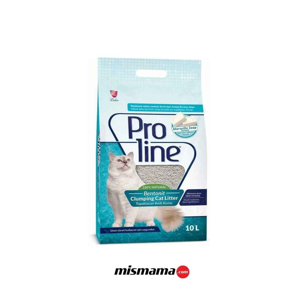 Proline Marsilya Sabunlu Bentonit Kedi Kumu 10lt