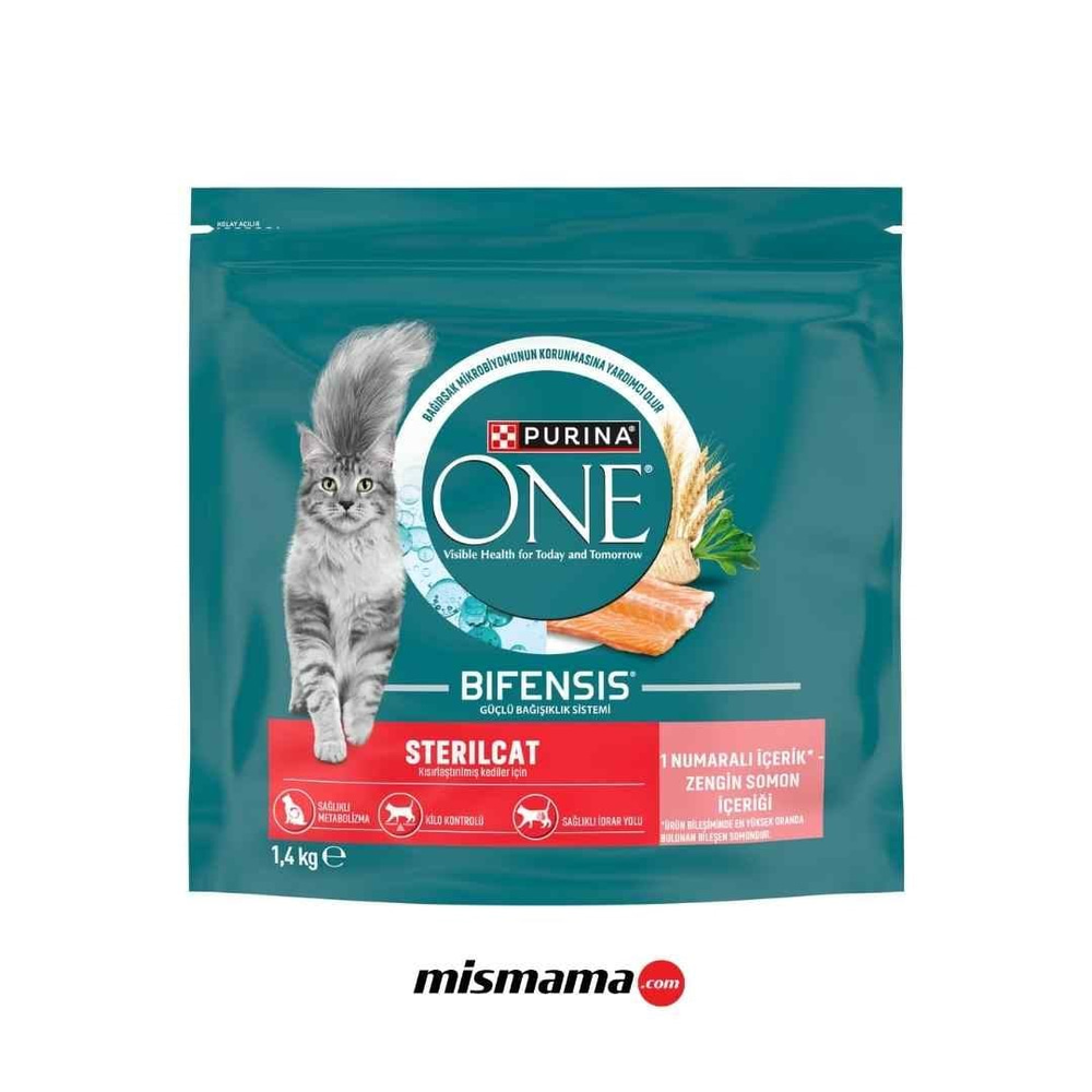 Purina One Somonlu Kısırlaştırılmış Kedi Maması 1,4kg
