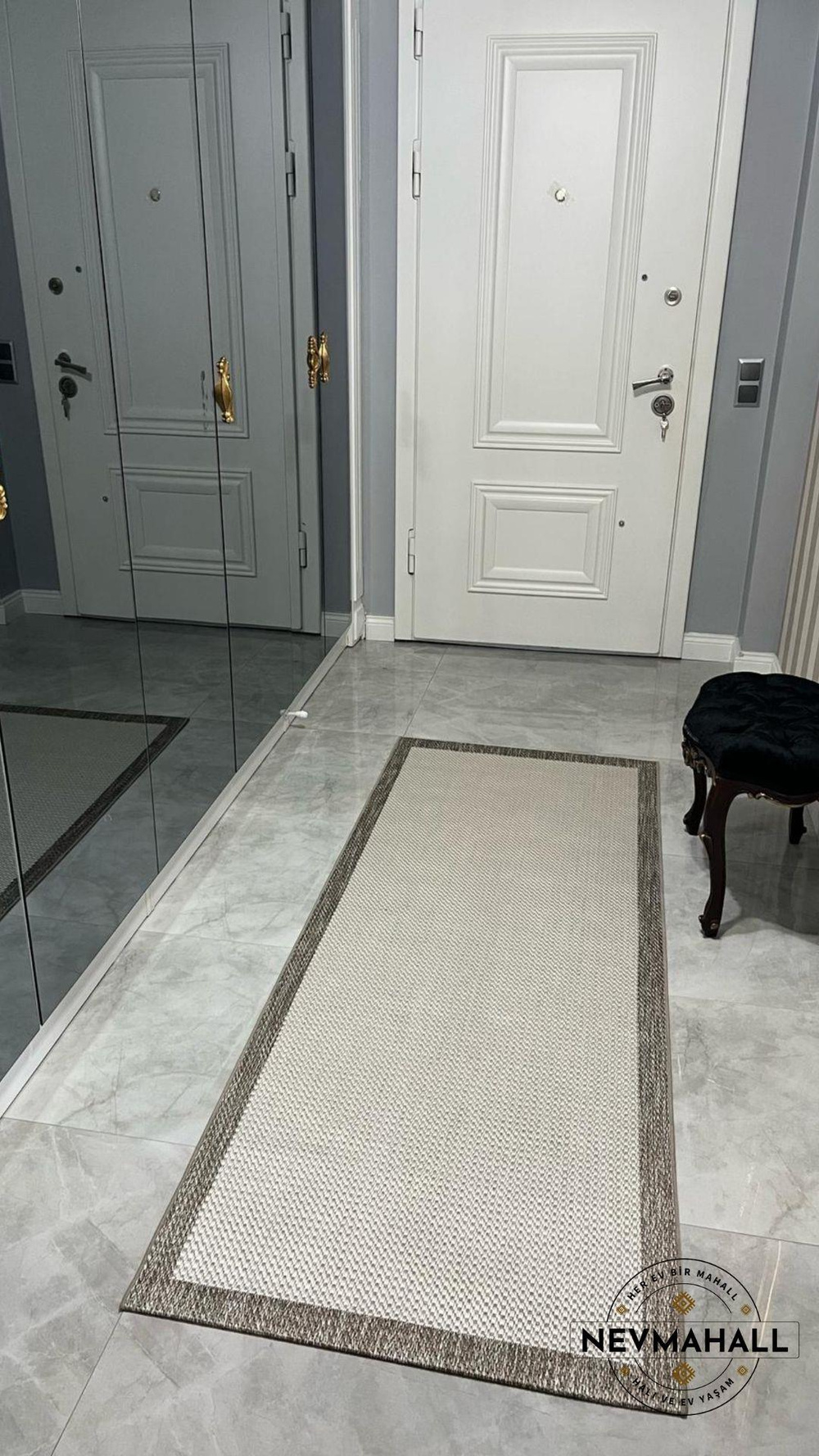 Çerçeve Krem-Vizon Yumuşak Sisal