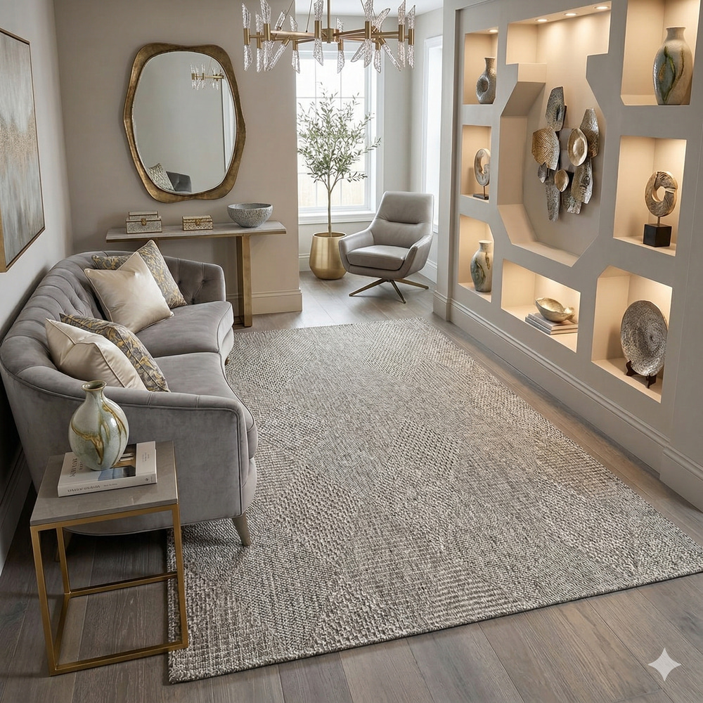 NevSisal Soft Geometrik Gri