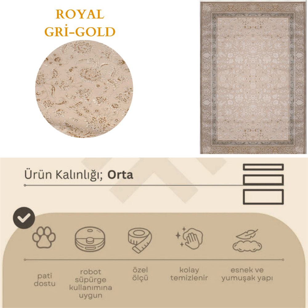 Royal (Neon) Gri-Gold