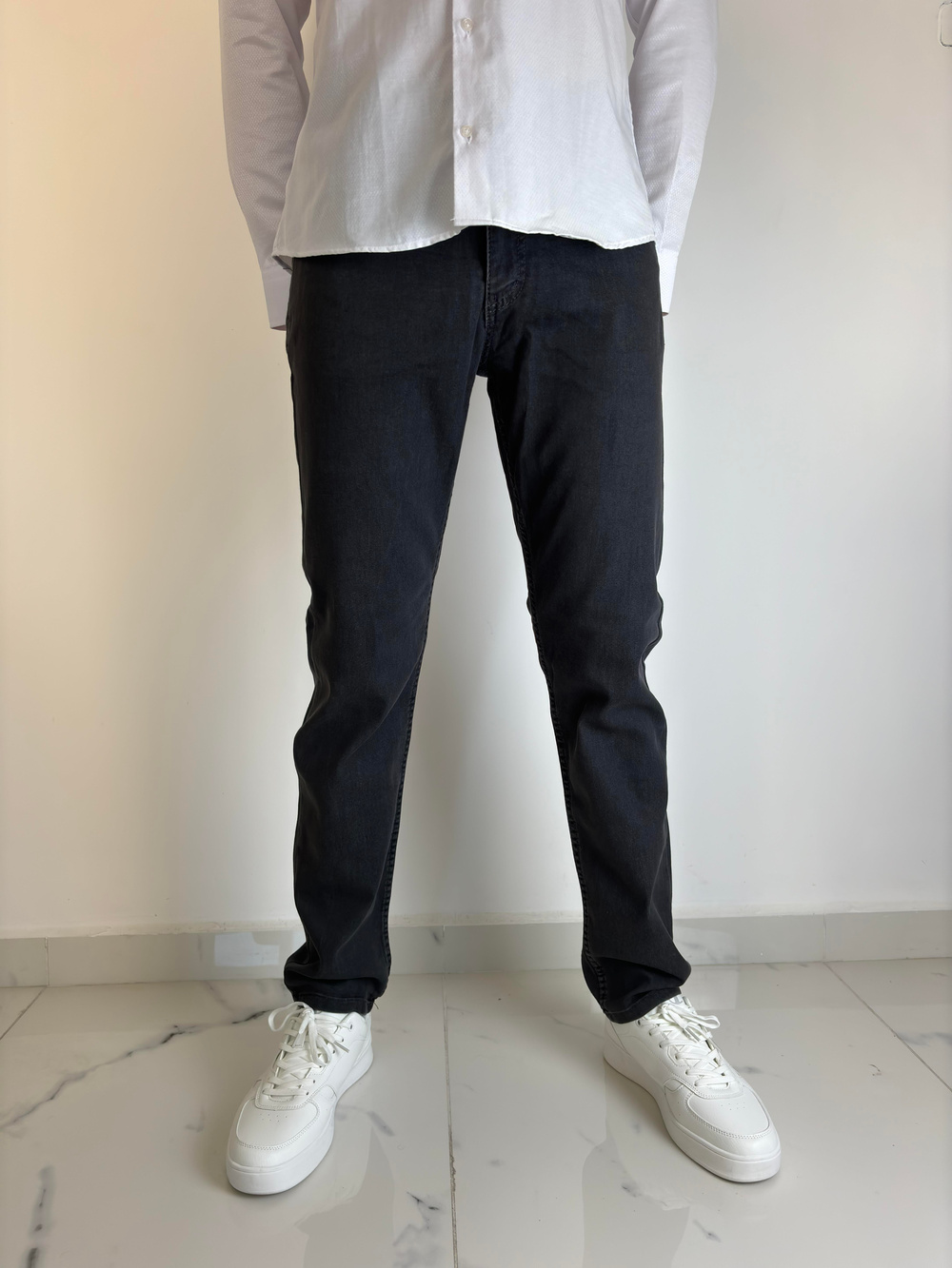 APT PRESTIGE Erkek Füme Klasik Kot Pantolon