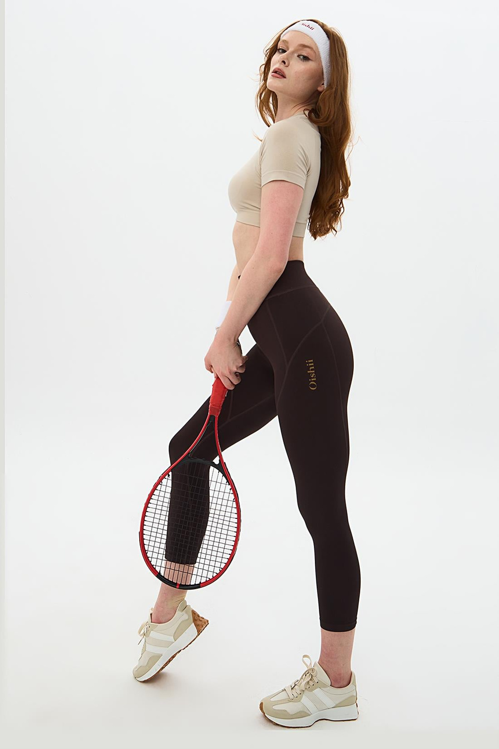 Oishii Aozora Sport Aktif Spor Tayt Kahve