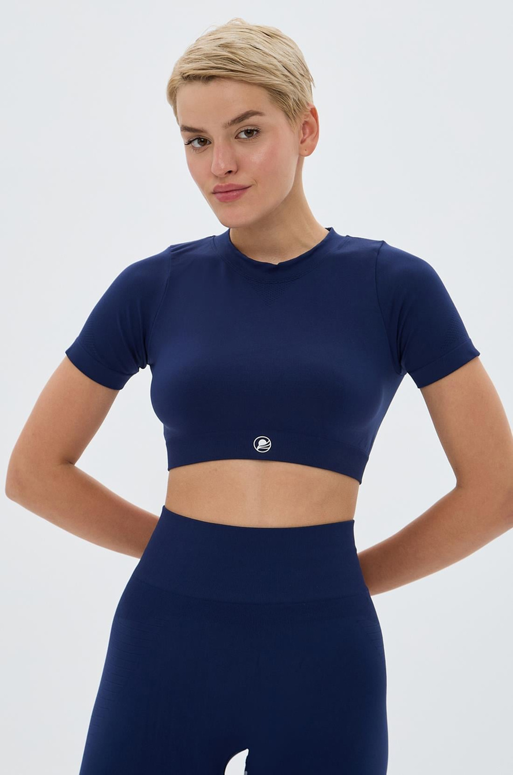 Oishii Kumo Kısa Crop Top Lacivert