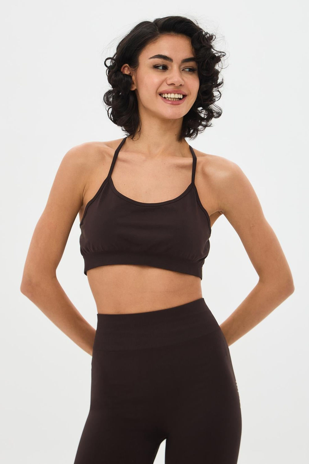 Oishii Momiji Sport Bra Kahve