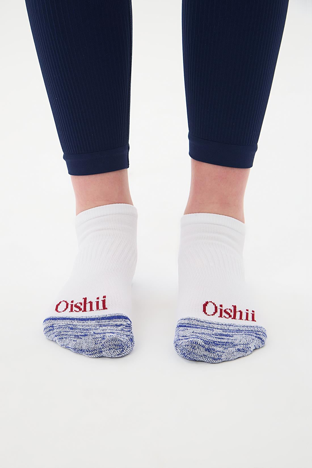 Oishii Patik Topuk Burun Mavi Havlu Çorap