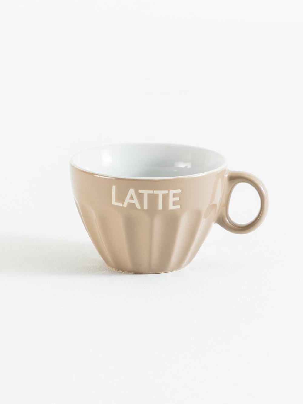 Latte Krem Porselen Kupa