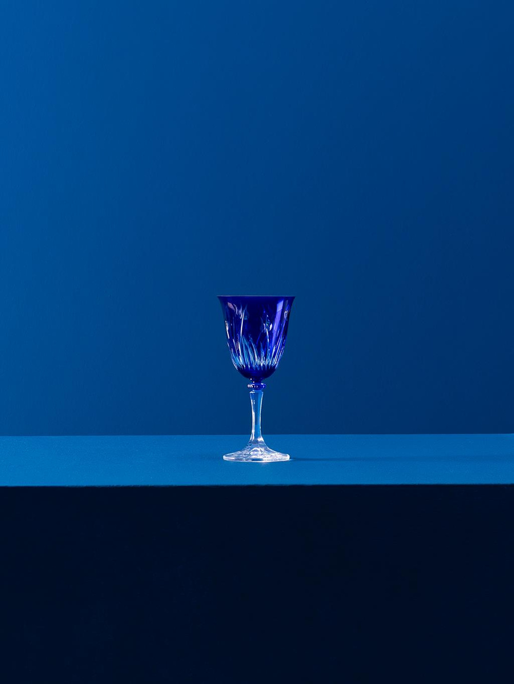 Renkli Kristal Şarap Kadehi Seti – 6lı Alev Kesim Geniş Ağızlı
