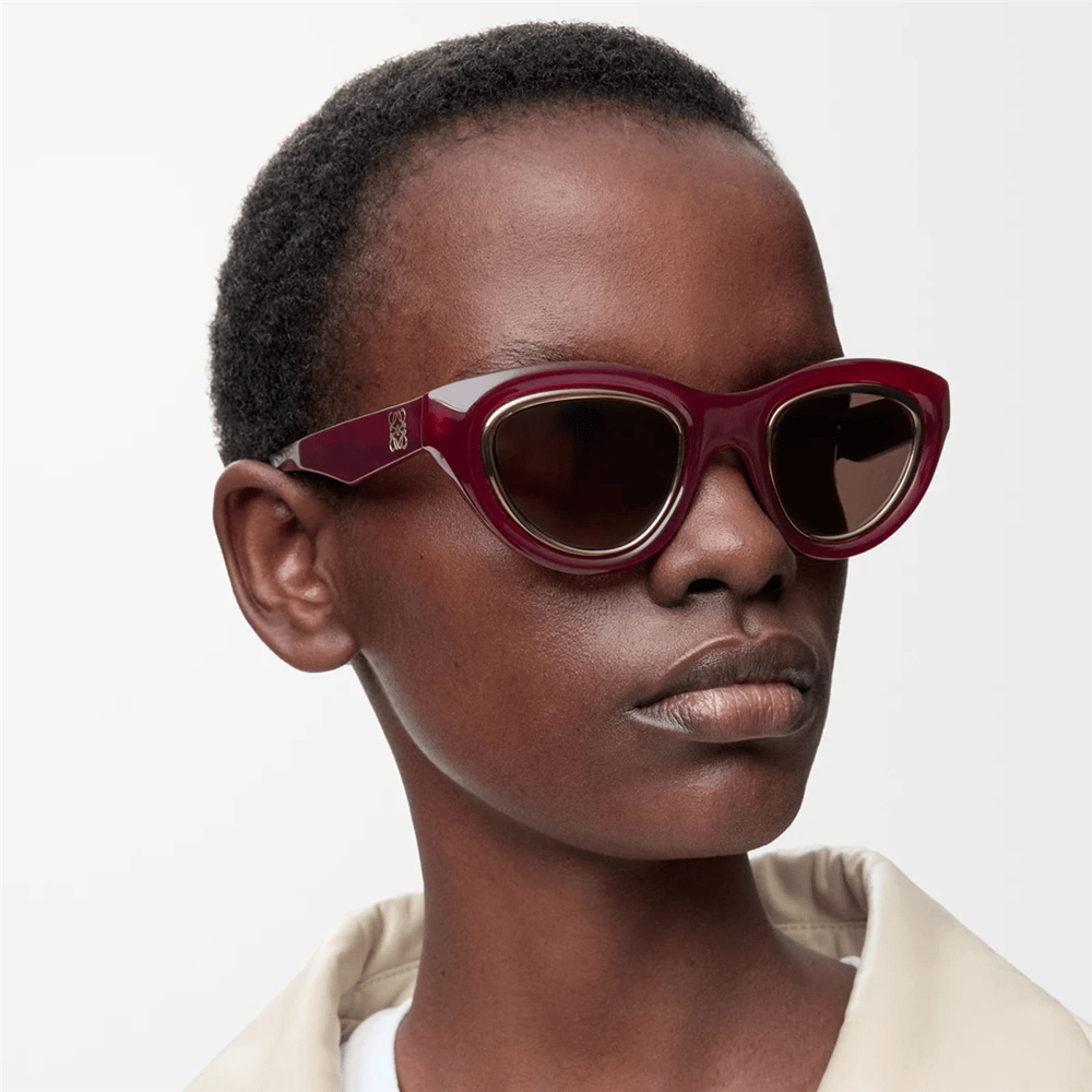 Loewe Mini Anagram Cateye LW 40182U 66E Kadın Güneş Gözlüğü