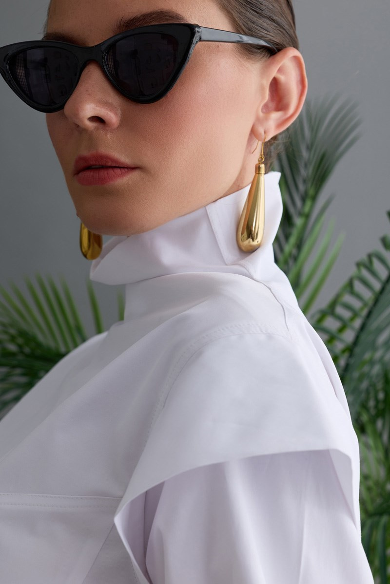 Saintless Cropped Shirt