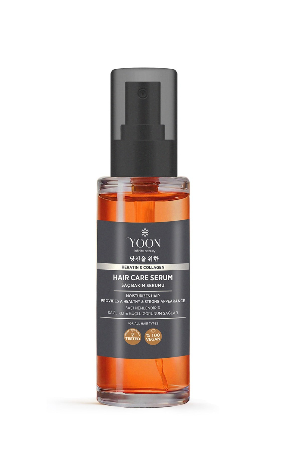 Durulanmayan Saç Bakım Serumu, Kabarma Karşıtı, Saç Tellerini Nemlendiren, Güçlendirici Serum 100ml