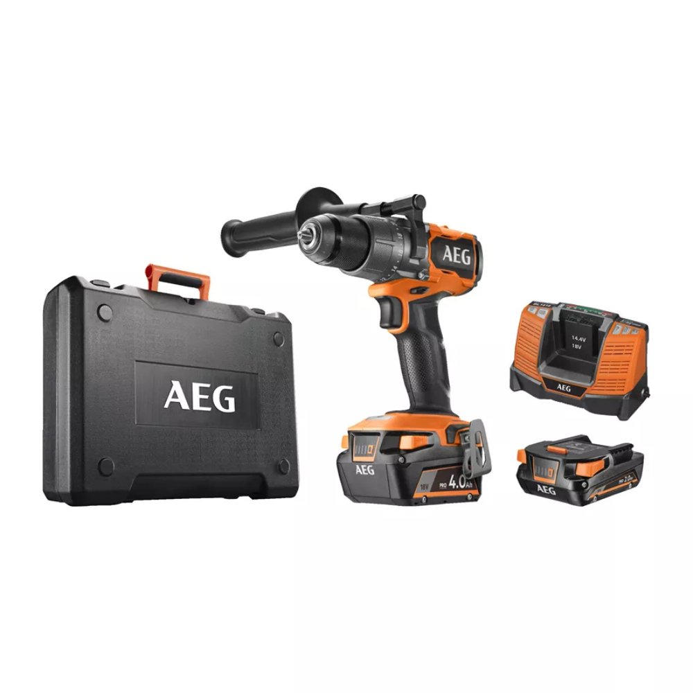 AEG BSB 18C3BL-402C Şarjlı Darbeli Matkap Kömürsüz 18V 4Ah