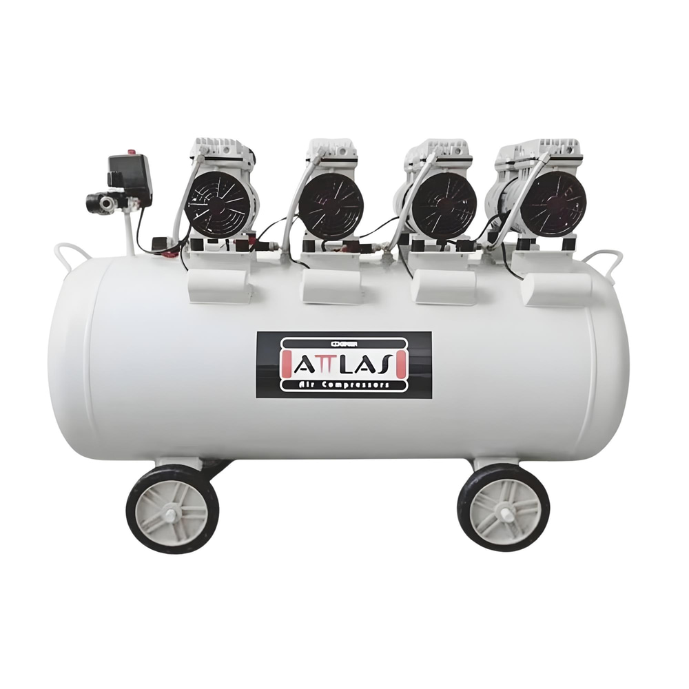 ATTLAS SC 40200 J Sessiz Monofaze Hava Kompresörü 200 LT 4 HP