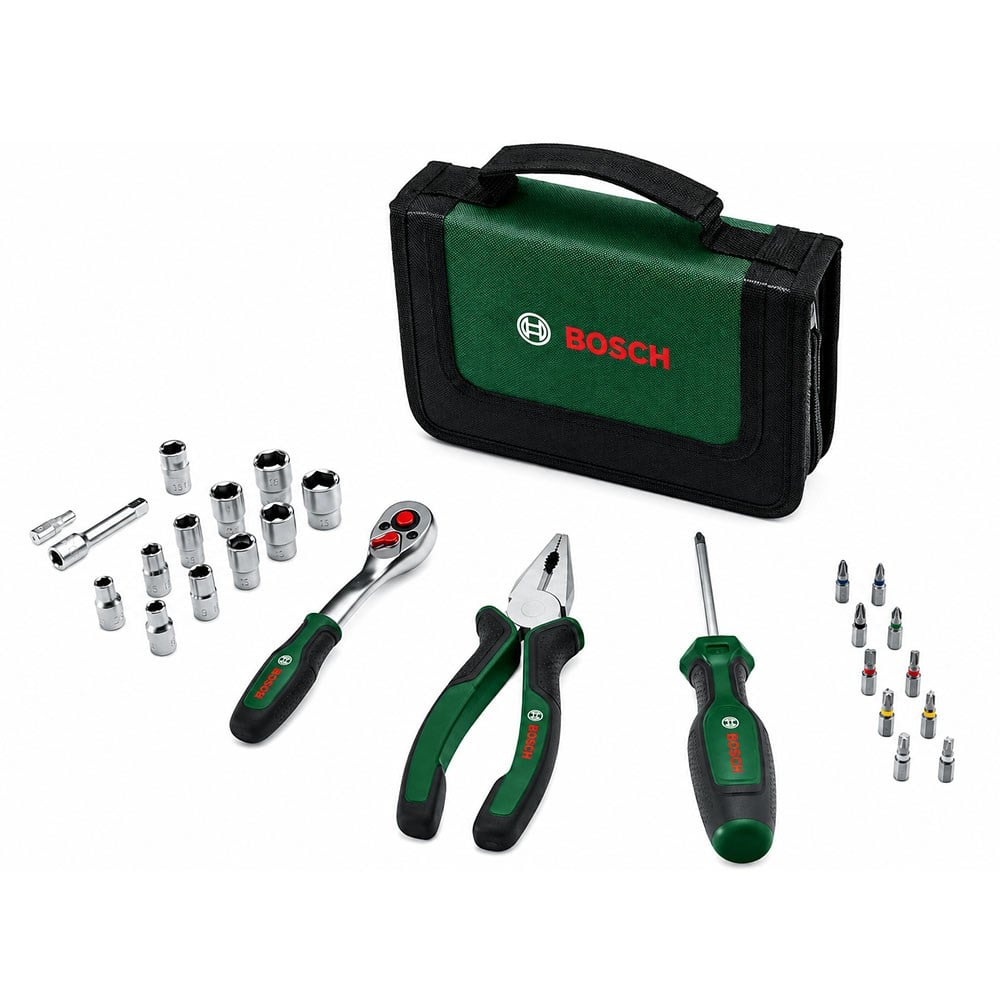 BOSCH 1600A02BY2 Dolu Takım Çantası - El Aleti Seti Profesyonel 26 Parça