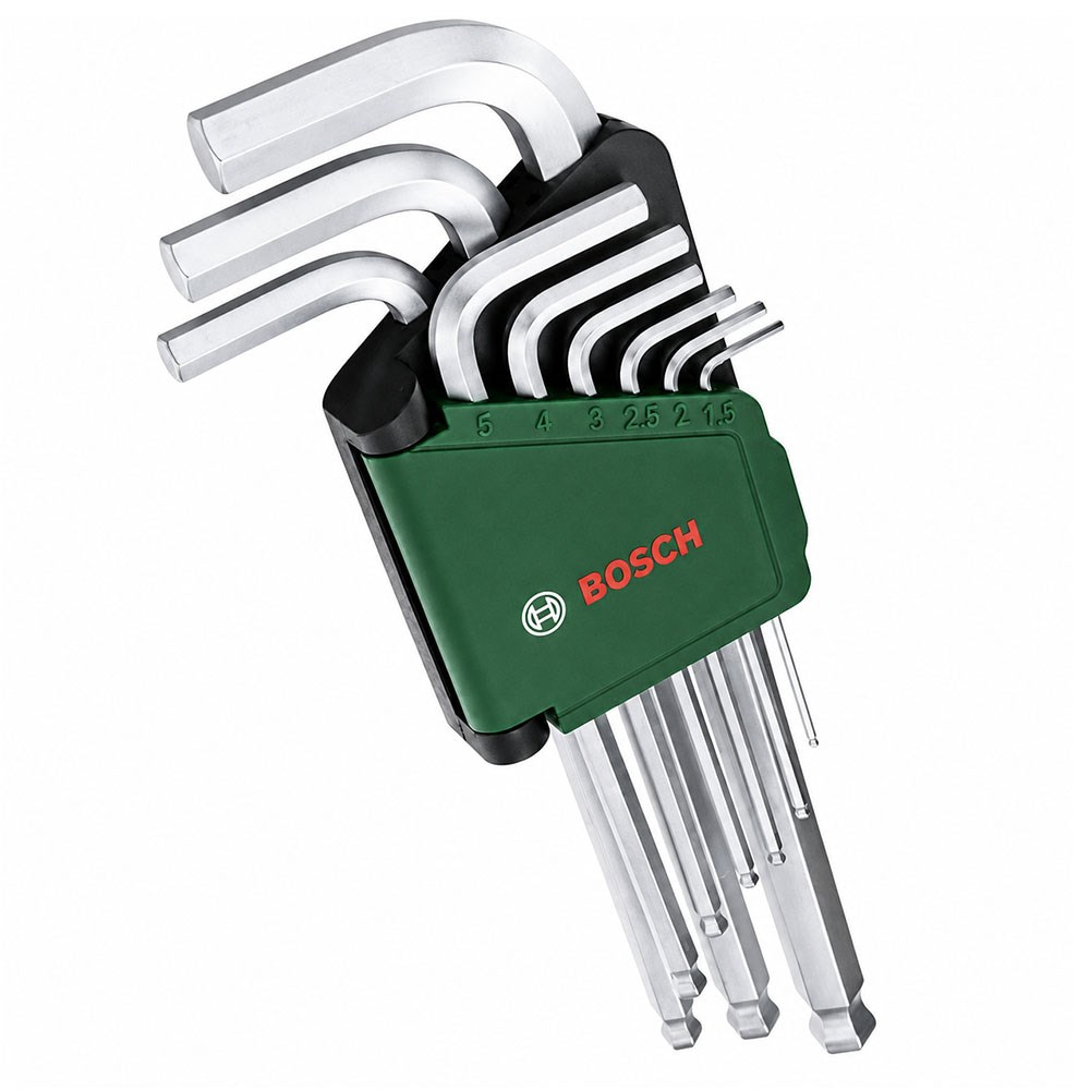 BOSCH Allen Anahtar Takımı Hex 9 Parça