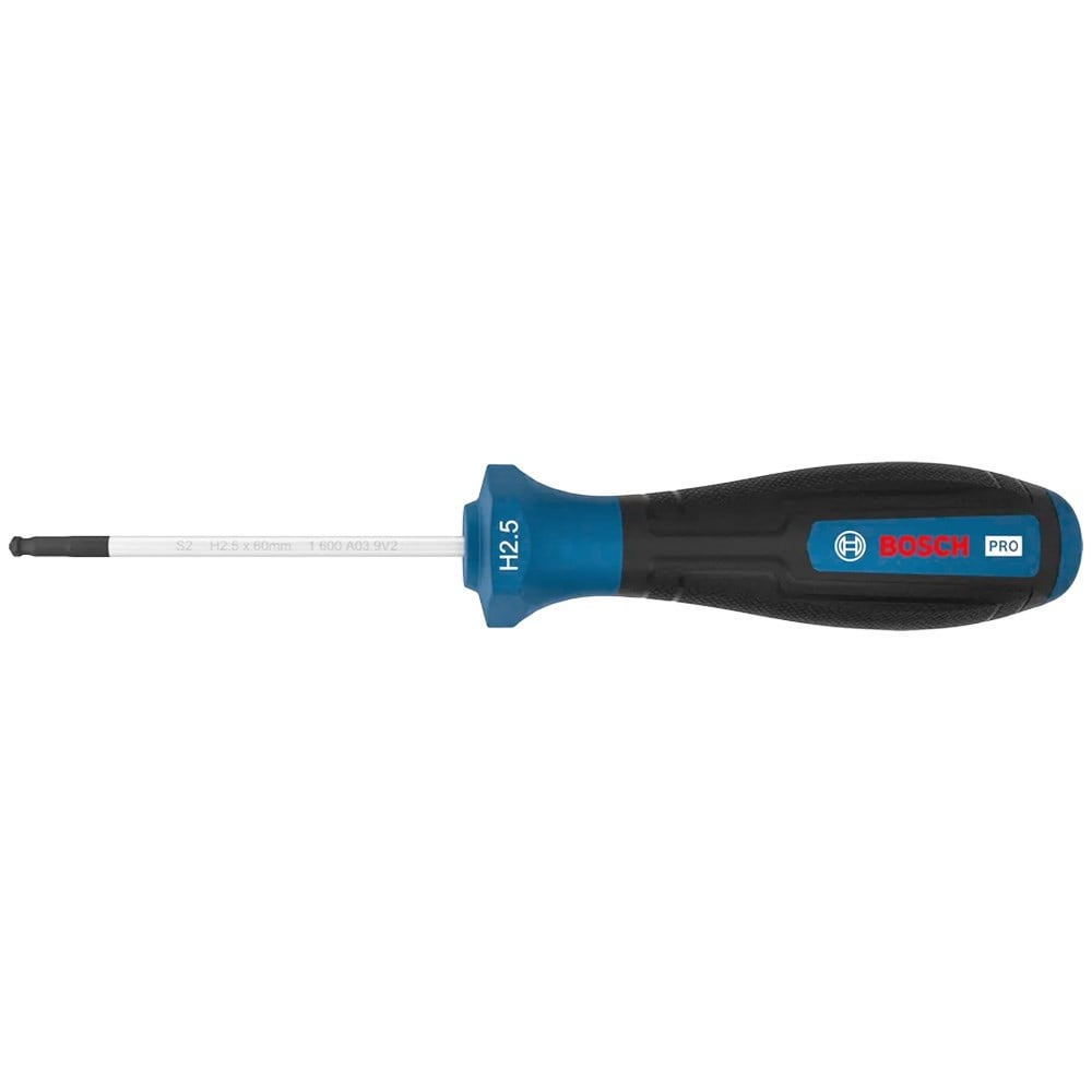 BOSCH H2.5 Allen Uçlu Tornavida 60 mm