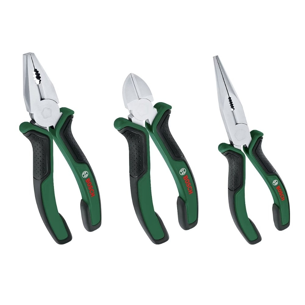 BOSCH Pense Seti 3 Parça Kargaburun - Yan Keski - Pense