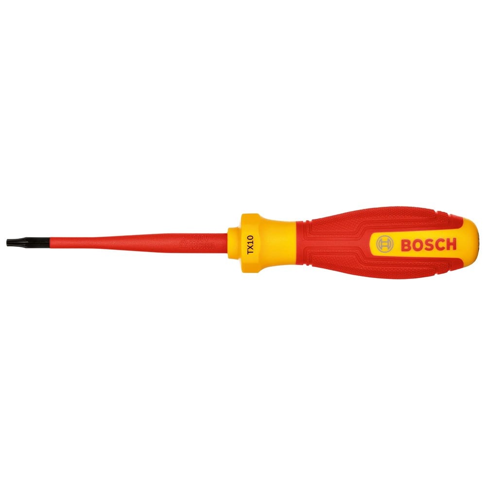BOSCH T10 Torx Uçlu Tornavida Izoleli PRO VDE 75 mm