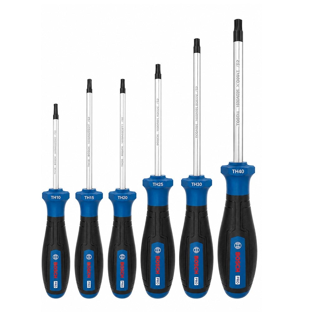 BOSCH Torx Uçlu Tornavida Takımı Delikli Pro 6 Parça
