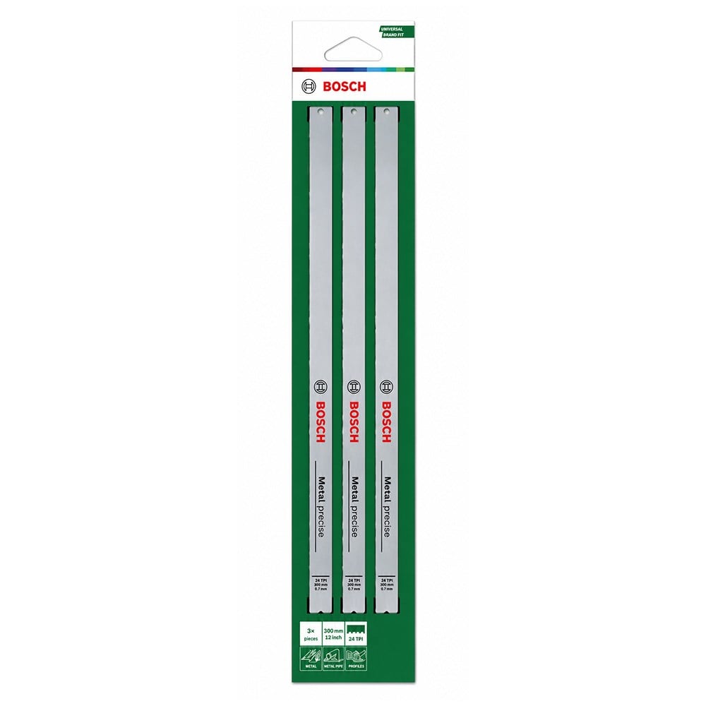 BOSCH Universal Demir Testeresi Yedek Bıçağı 3 Adet TPI 24 300 mm