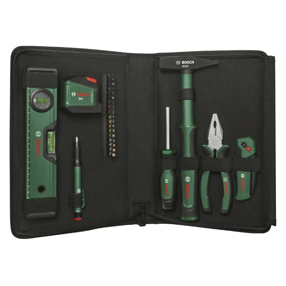 BOSCH 1600A0275K Dolu Takım Çantası - El Aleti Seti Universal Set 2 25 Parça