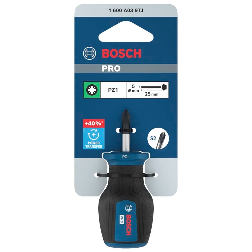 BOSCH Yıldız Uçlu Topaç Tornavida Pro PZ1 x 25 mm