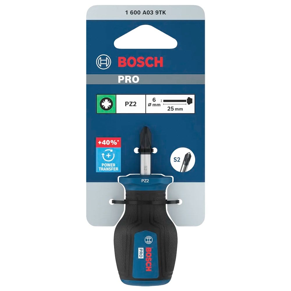 BOSCH Yıldız Uçlu Topaç Tornavida Pro PZ2 x 25 m