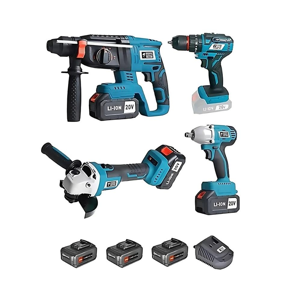 CATPOWER 1380 Akülü Kombo 4Lü Set Kömürsüz