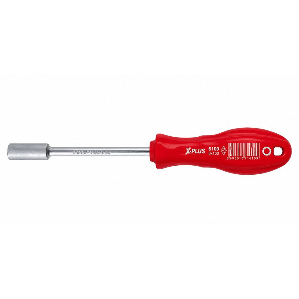 CER-PA NORM Lokma Uçlu Tornavida X-Plus Kırmızı 9 x 125 mm
