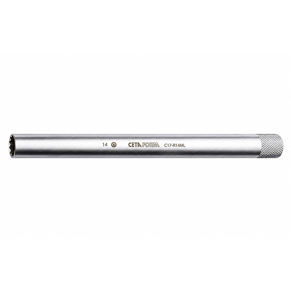 CETA FORM 3/8 On İki Köşe Buji Lokması 14 mm Uzun 25 Cm