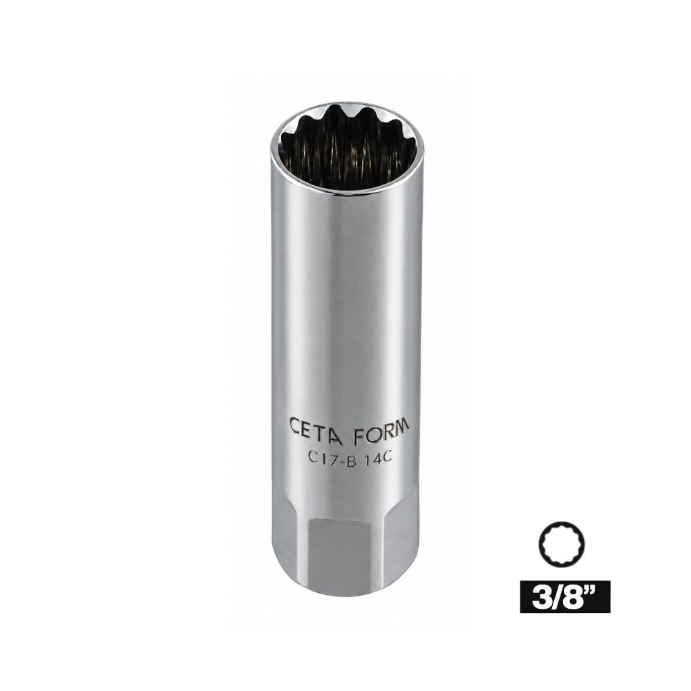 CETA FORM 3/8 On İki Köşe Buji Lokması 14 mm