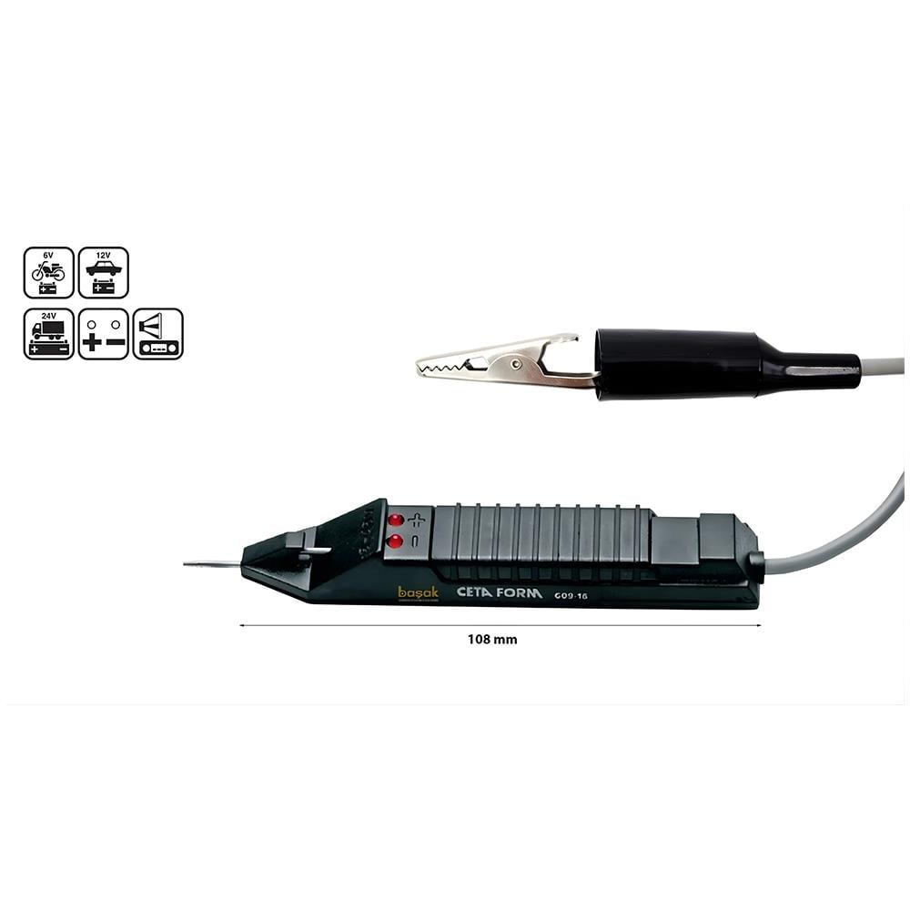 CETA FORM Profesyonel Oto Elektrik Kontrol Kalemi 3/48 V DC