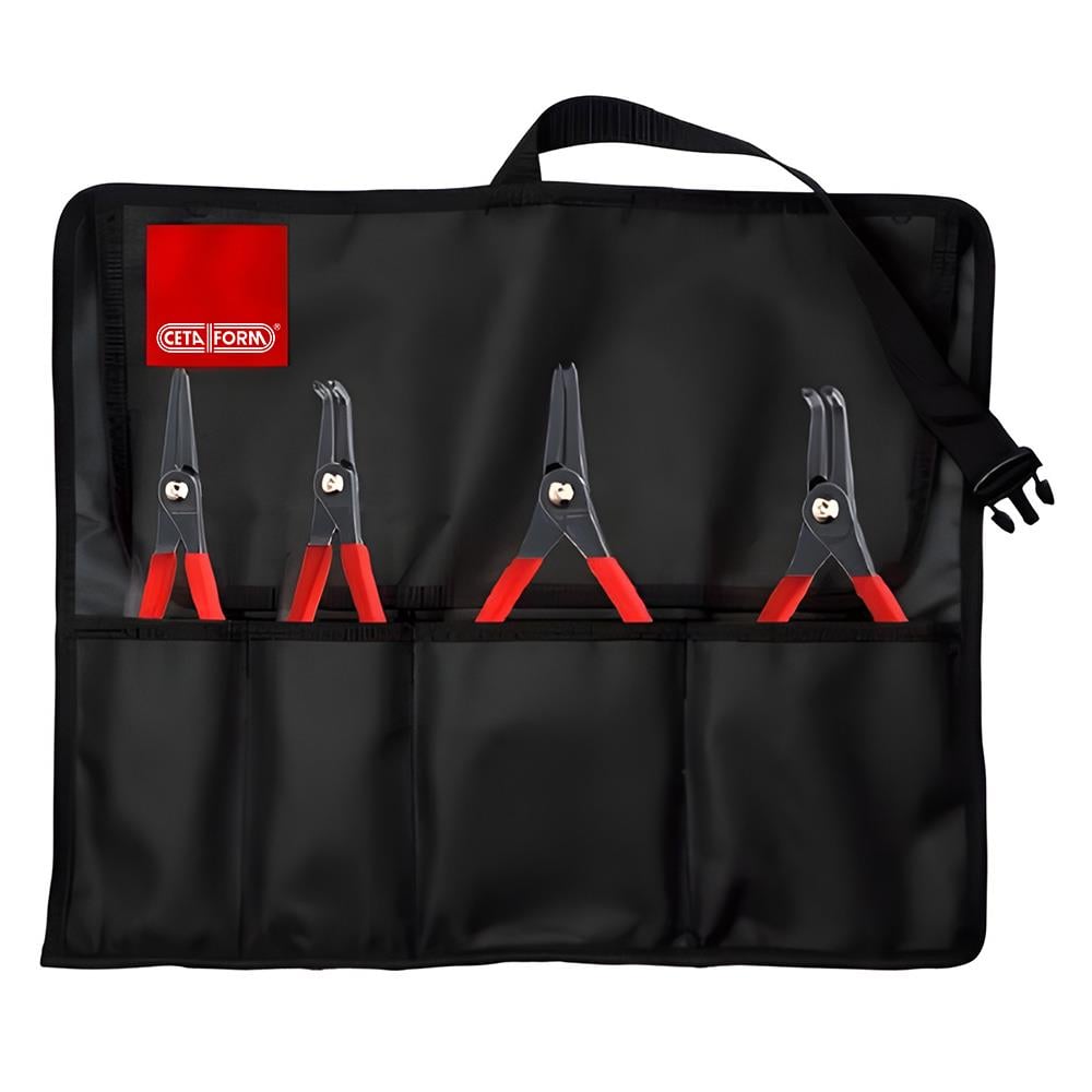 CETA FORM Segman Pense Takımı Deri Çantalı 4 Parça