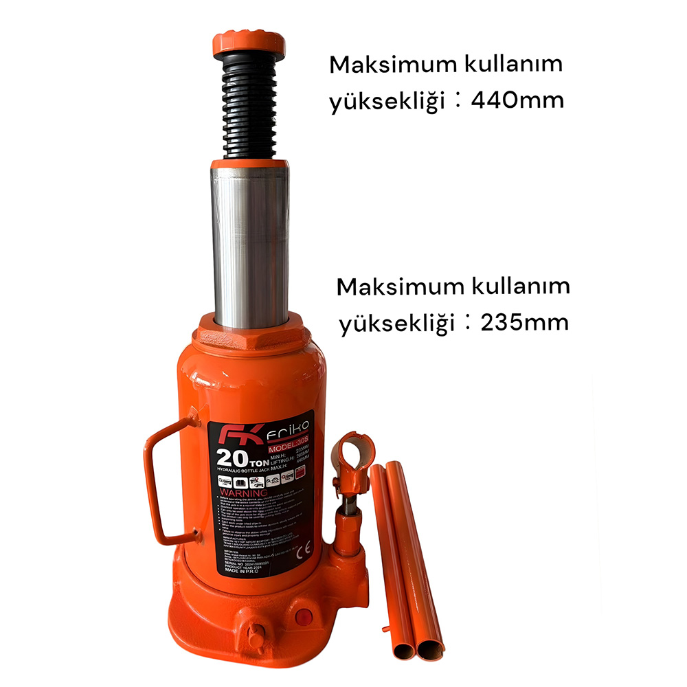 FRIKO 20 Ton Şişe Araç Krikosu