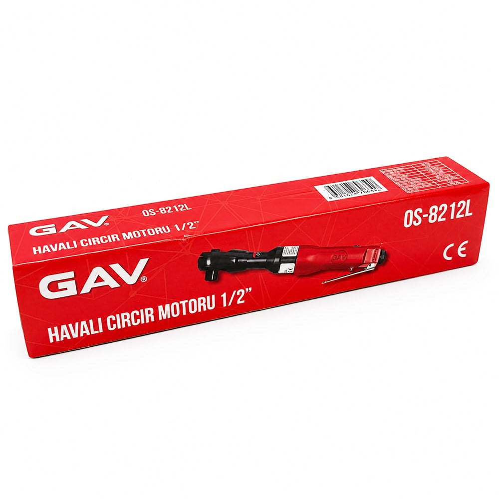 GAV 1/2 Havalı Cırcır Kolu 68 Nm
