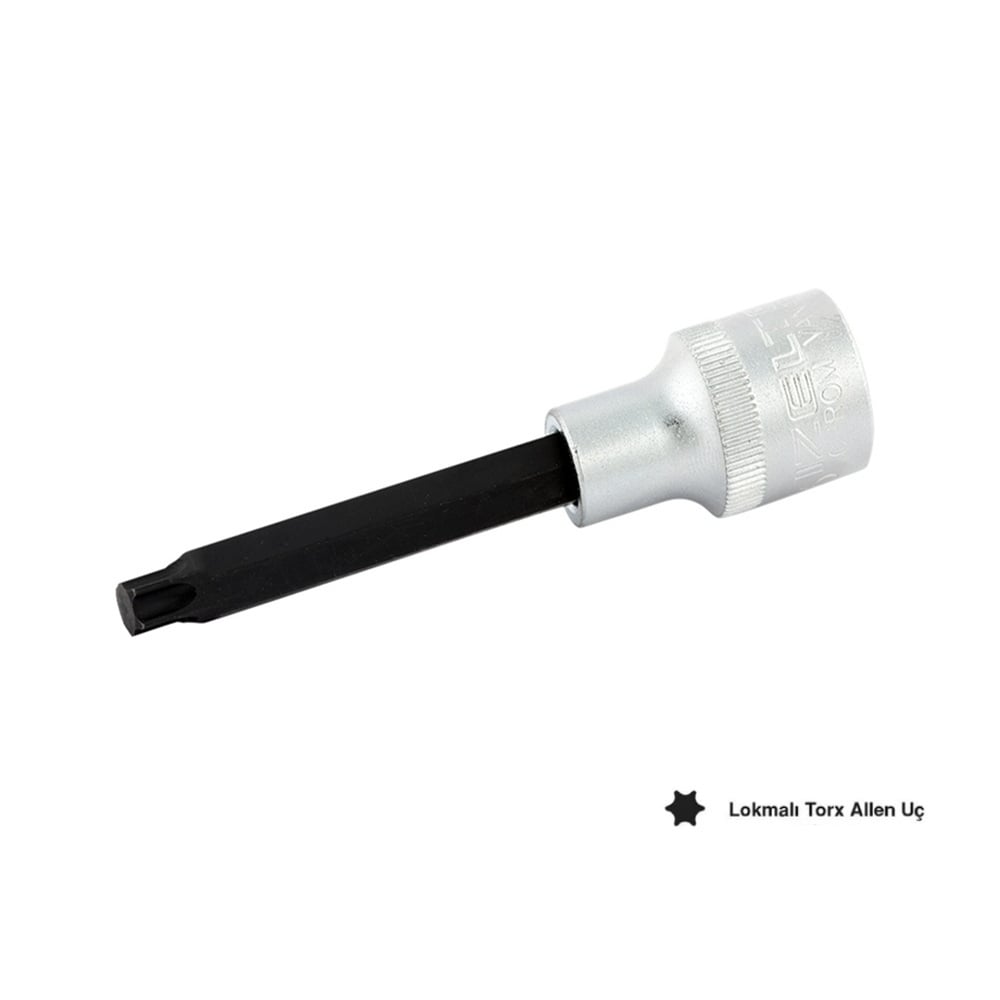 IZELTAS 1/2 Lokmalı Star Torx Uç Uzun T20