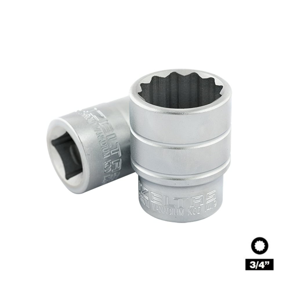IZELTAS 3/4 On İki Köşe Lokma 32 mm