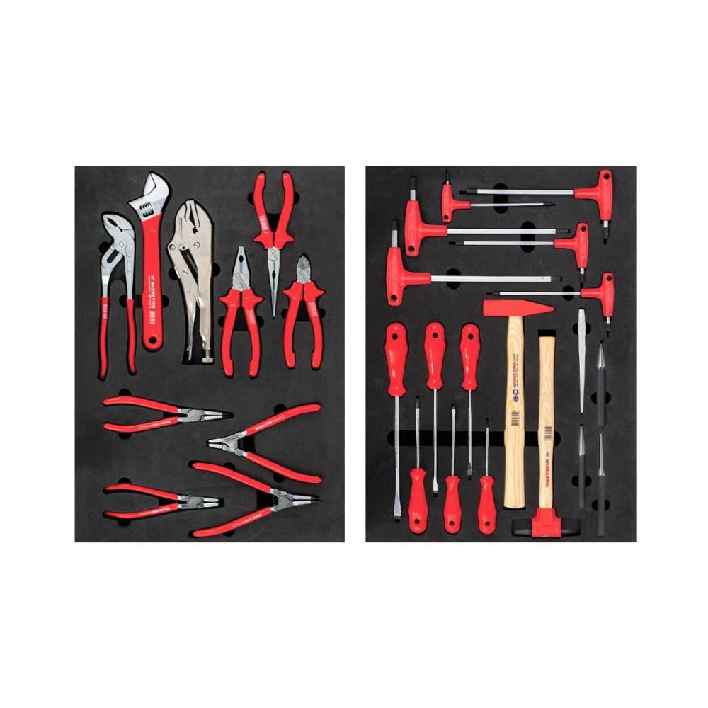 IZELTAS 8 Çekmeceli Dolu Takım Arabası Pro 206 Parça