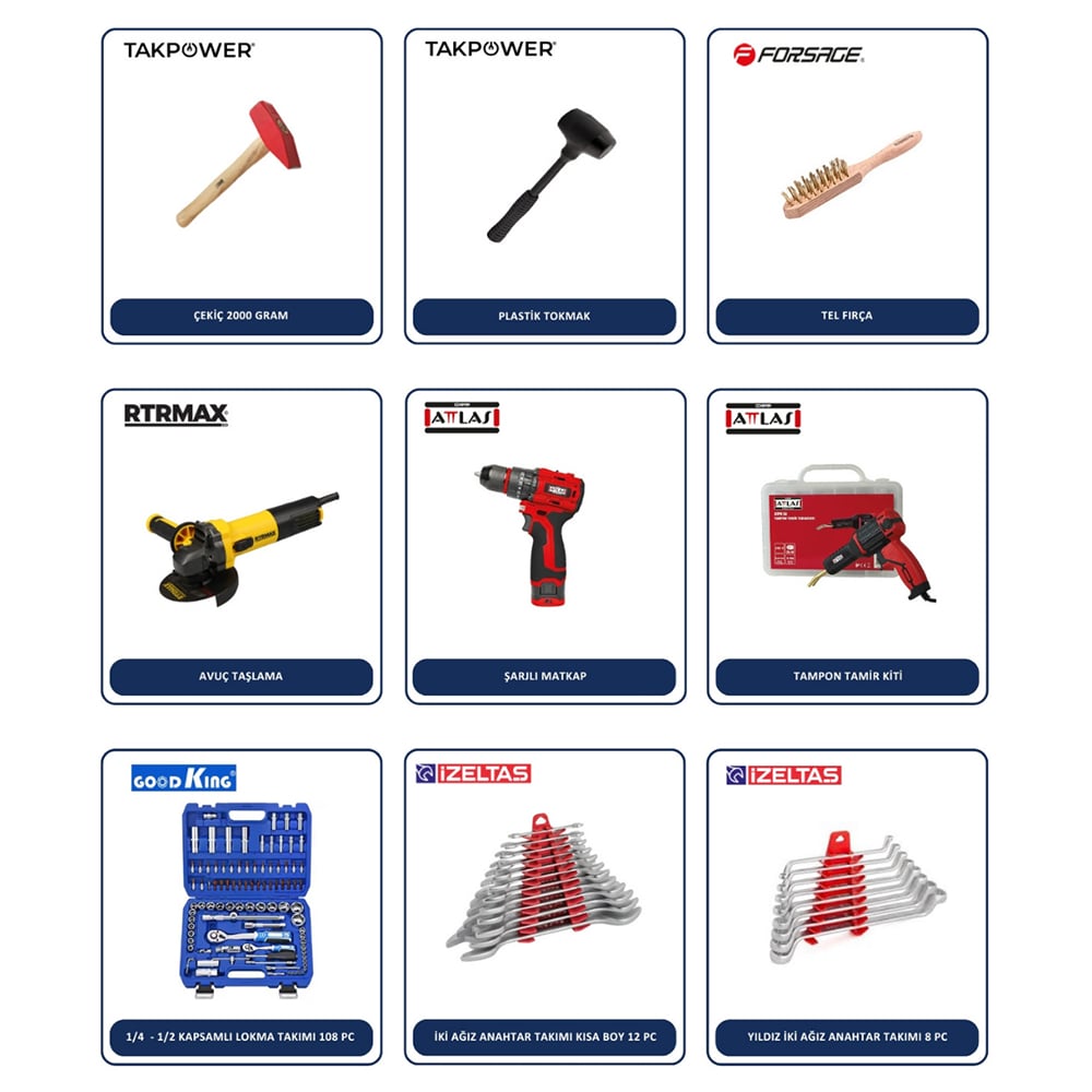 Kaporta Servis Kurulum Paketi