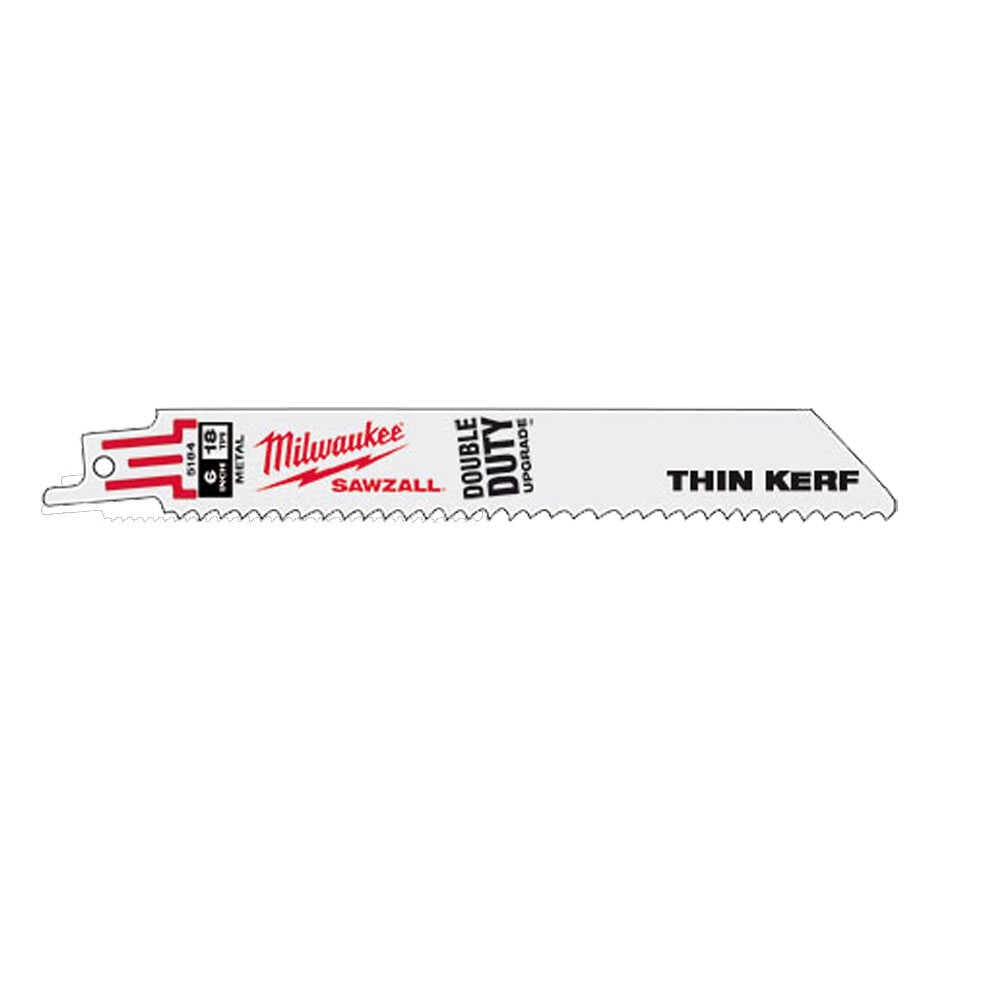 MILWAUKEE 6 x 18 Sawzall Kılıç Testere Bıçağı 5 Adet